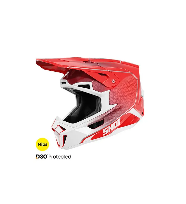 Commander Vite CASQUE SHOT LITE CHALLENGER ROUGE TAILLE M