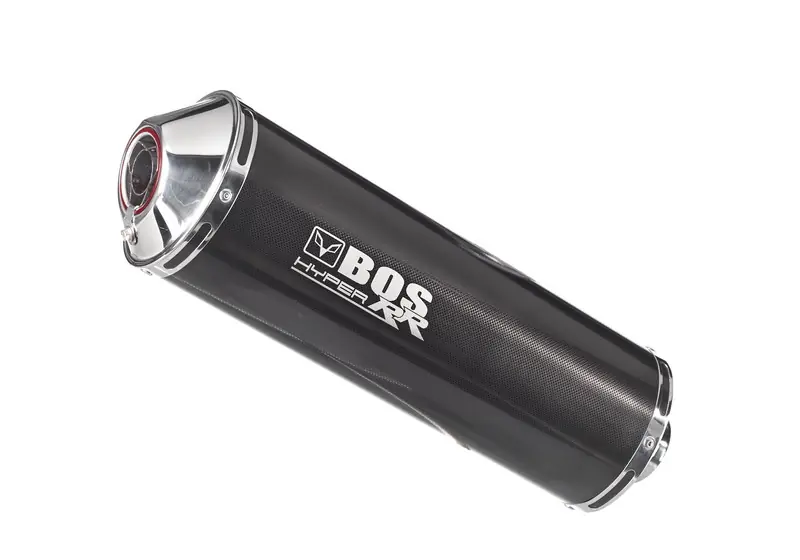 Bos Silencieux Ovale 120mm look carbone pour Suzuki GSX-R 1000 00-04 Nouveauté