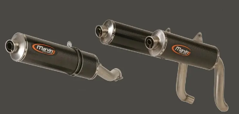 Marving silencieux Superline big ovale carbone pour GSX600F 98/2004 Prix Cassé