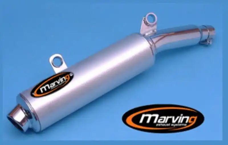 Bon Plan Marving silencieux chrome alu pour Suzuki DR 650RE SP45 92/95