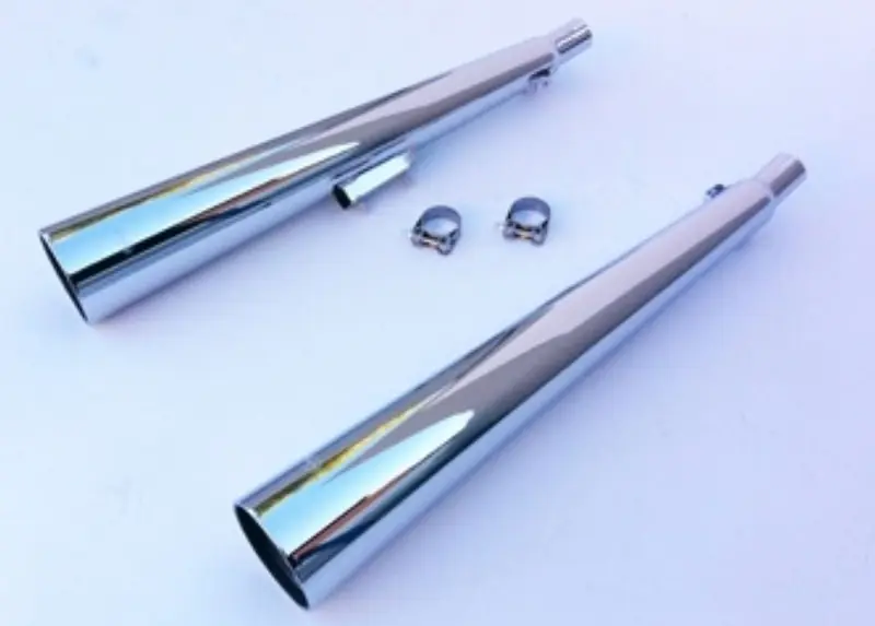 Top Vente Marving 2 silencieux chromés pour GSX 400 S/E 1980/1986