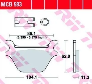 Plaquettes AR pour Harley Davidson FXRS 1340 1987-1993 Affaire À Saisir