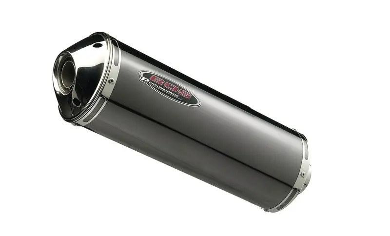 Bos Silencieux Ovale GP2 en inox look carbone pour Kawasaki GTR 1400 Petit Prix