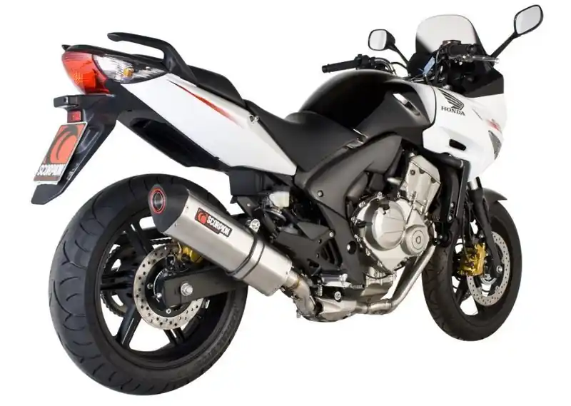 Paiement Sécurisé Scorpion silencieux Serket inox brossé pour Honda CBF600 2008/2013