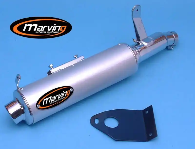 Marving silencieux chrome / alu pour XRV 650 Africa Twin Vente Directe