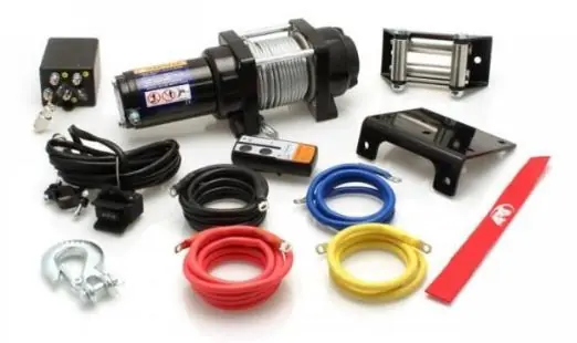 Treuil 3500 Cable Métallique 10m Capacité 1588kg Avec Commande à Distance Achetez Aujourd'hui