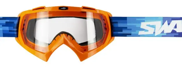 Livraison Express Masque cross SWAP'S PIXEL Orange Ecran Clair