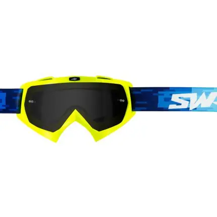 Populaire Masque cross SWAP'S PIXEL Jaune + Ecran Iridium Gris
