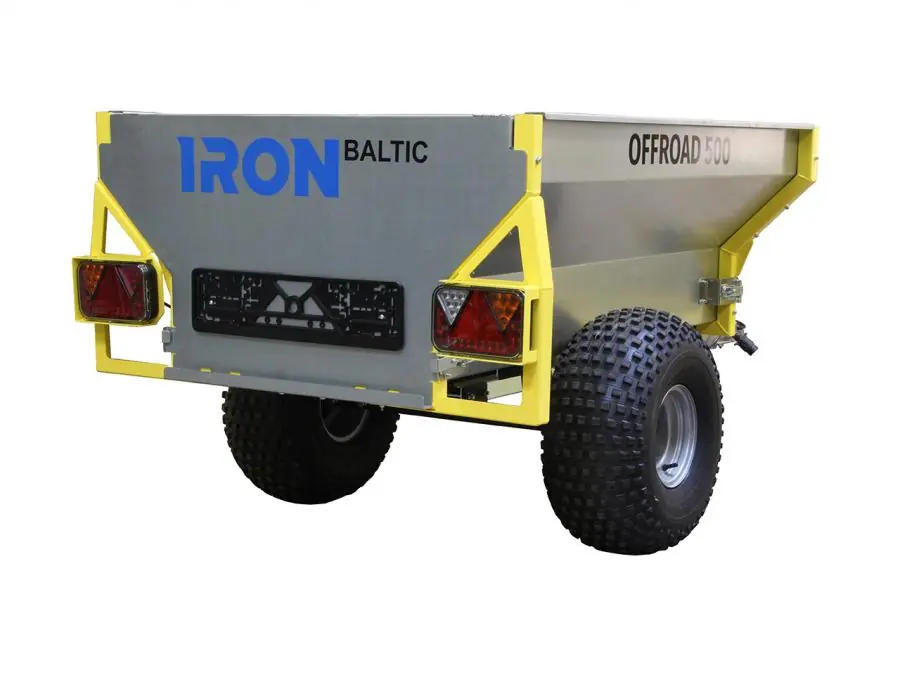 Acheter En Ligne REMORQUE OFFROAD AVEC FEUX ARRIERES POUR QUAD ET SSV CAPACITE 500 KG HOMOLOGUES R1A