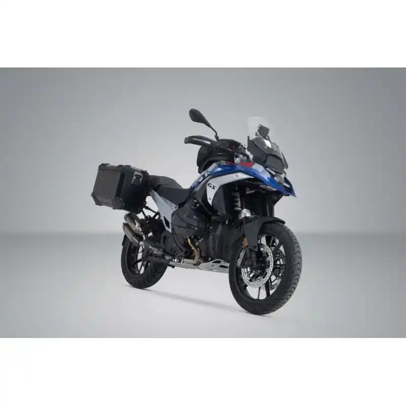 Kit valises en aluminium noires TRAX ADV 37/37 litres pour BMW R 1300 GS 2023 et + sw motech Offre Limitée