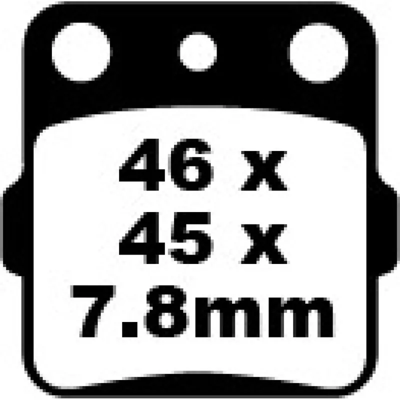 Prix Cassé Plaquettes de frein EBC 350 Banshee Yamaha