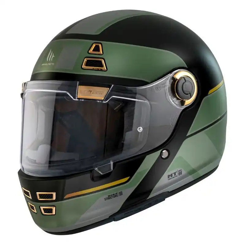 Casque MT JARAME Vert Khaki XS – 53/54 cm Acheter Direct