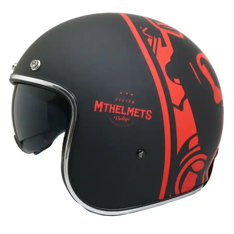 Jusqu&rsquo;à Épuisement Des Stocks Casque MT LE MANS 2 SV DIVENIRE Noir Rouge Mat XS – 53/54 cm