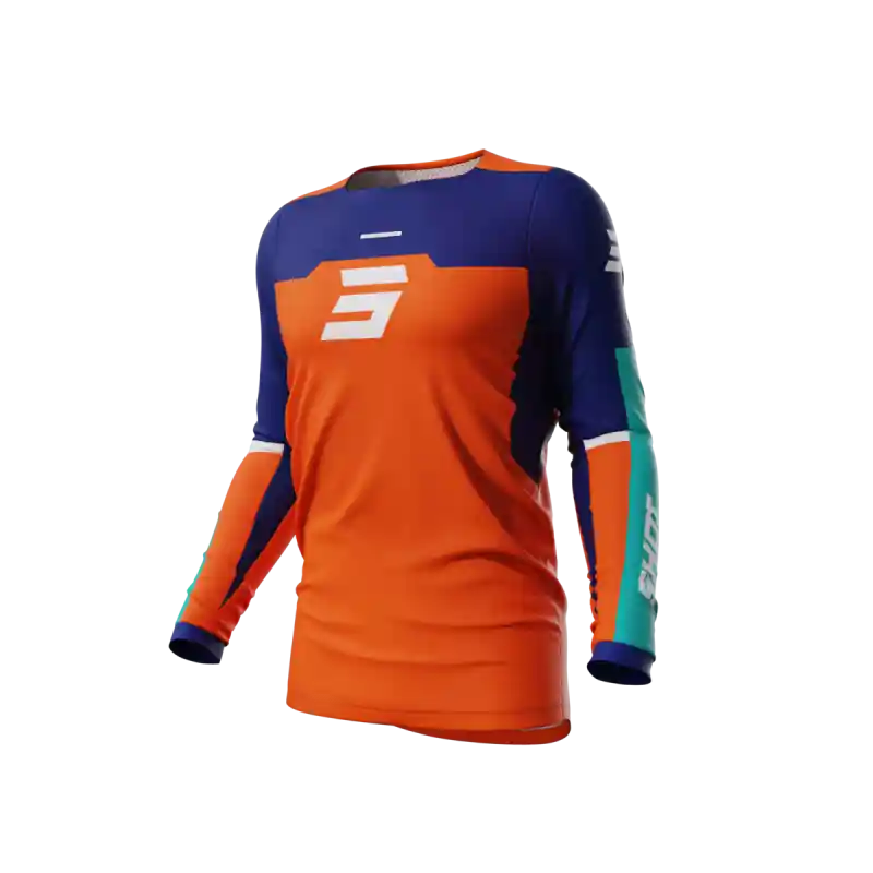 Maillot SHOT 2024 Contact Iron Orange S – UK 40 Promotion