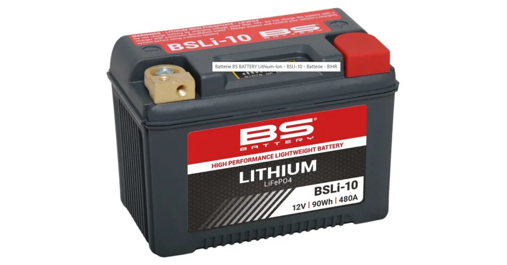 Bon Marché BATTERIE BS BATTERY BSLi-10 Dyna Softail Sportster V-Rod