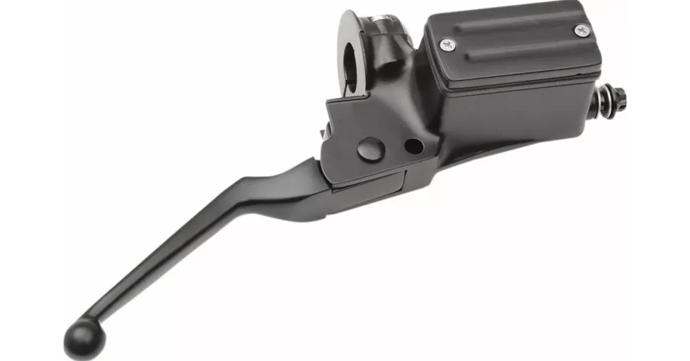 Maître Cylindre de Frein + Levier 11/16" Noir Shovel Dyna Softail Sportster Touring 82/95 Marque