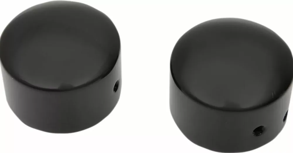 Offre Exclusive Caches Axe de Roue Avant Noir Touring