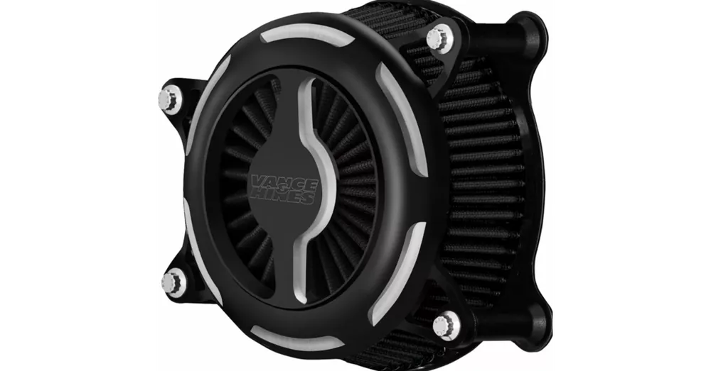 Filtre à Air Vance & Hines VO2 Blade Contrast/Noir Softail, Touring, Trike Vente Flash