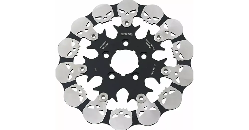 Nouveauté Disque de Frein Arrière Flottant Skull Galfer Dyna, Softail, Sportster