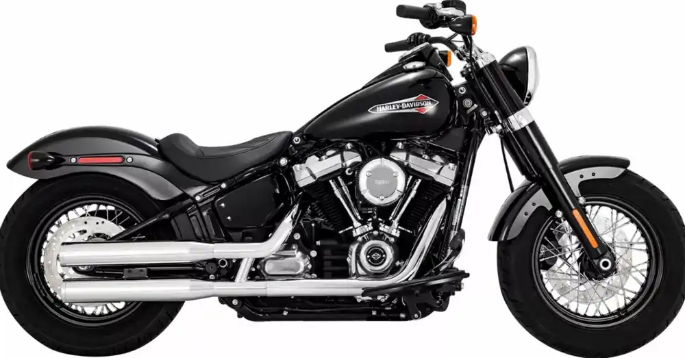 Silencieux Échappement Vance & Hines Eliminator 300 Chromé Softail Dernière Chance