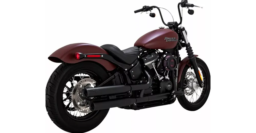 Silencieux Échappement Vance & Hines Eliminator 300 Noir Softail Meilleur Prix