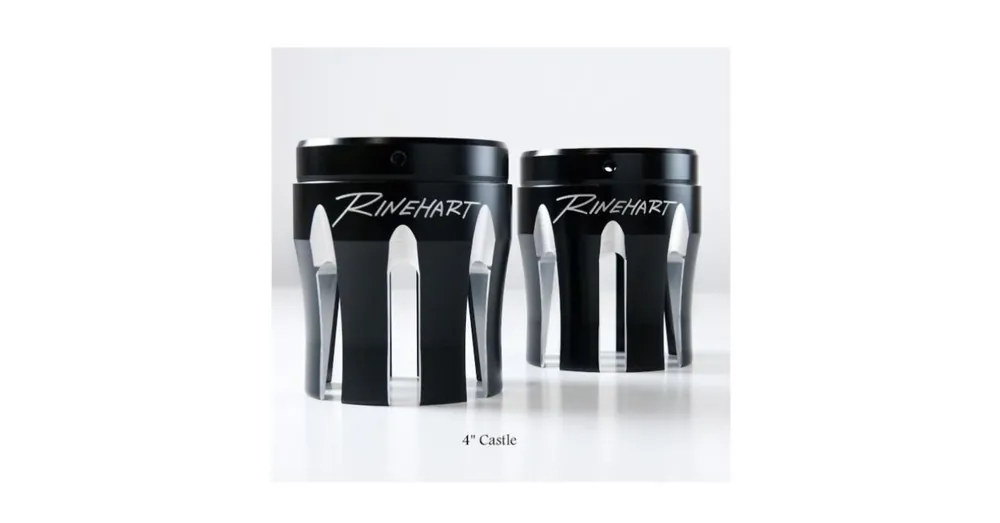 Dernière Chance Embouts Échappement Rinehart Castle 4&Prime; Noir