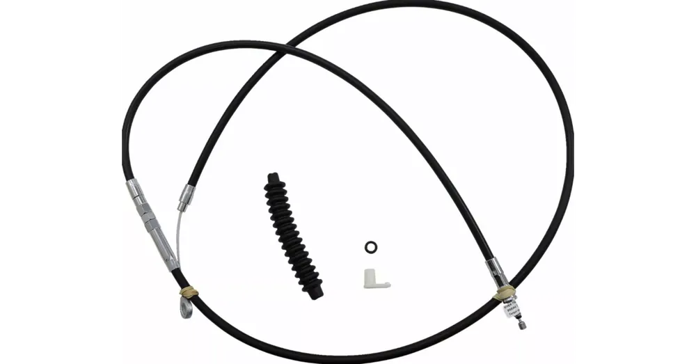 Câble d'Embrayage Longueur - 2" Vinyle Noir 61" Sportster XL Livraison Express