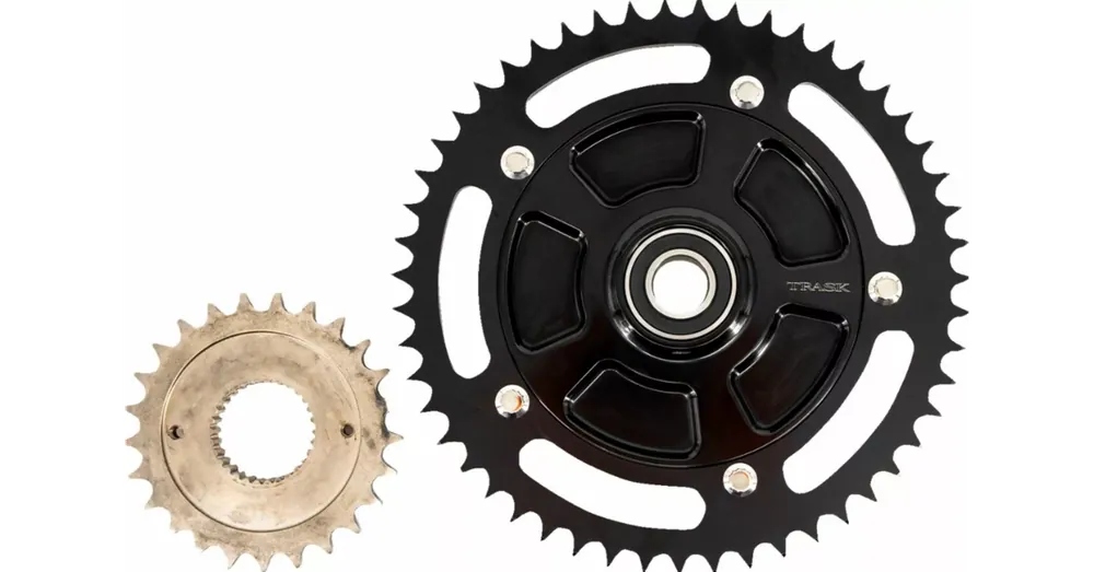 Produit De Marque Kit Conversion de Chaîne de Transmission 530 Trask 54 Dents Noir Touring