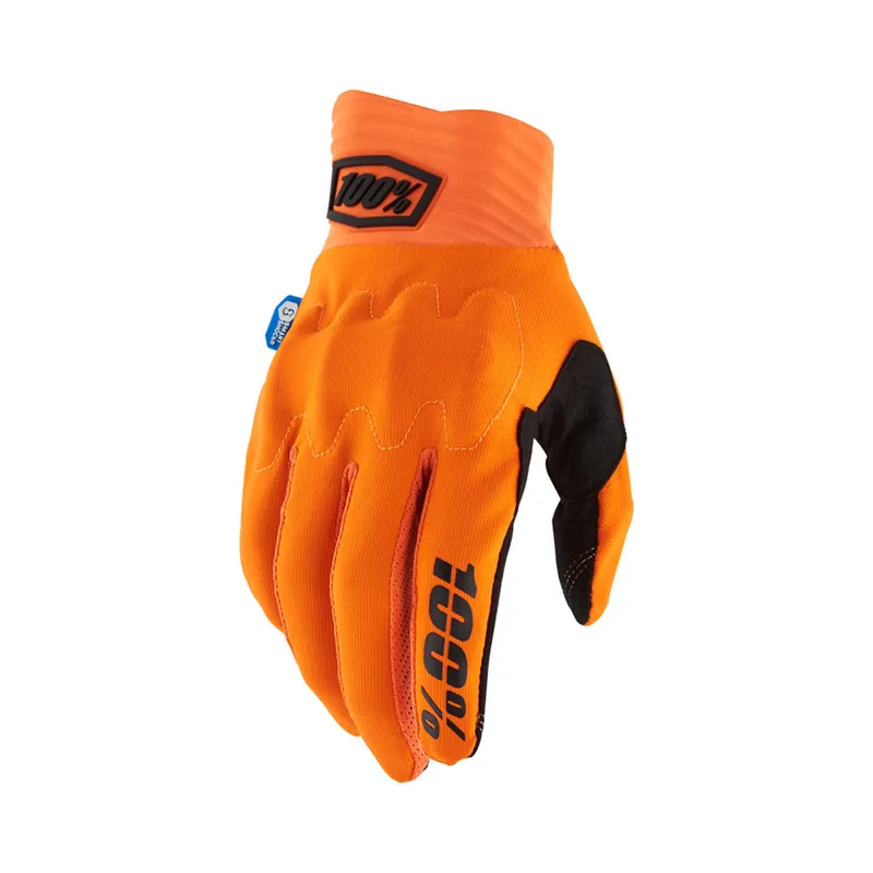 Gants Cross 100% COGNITO SMART SHOCK Orange Fluo Must-Have