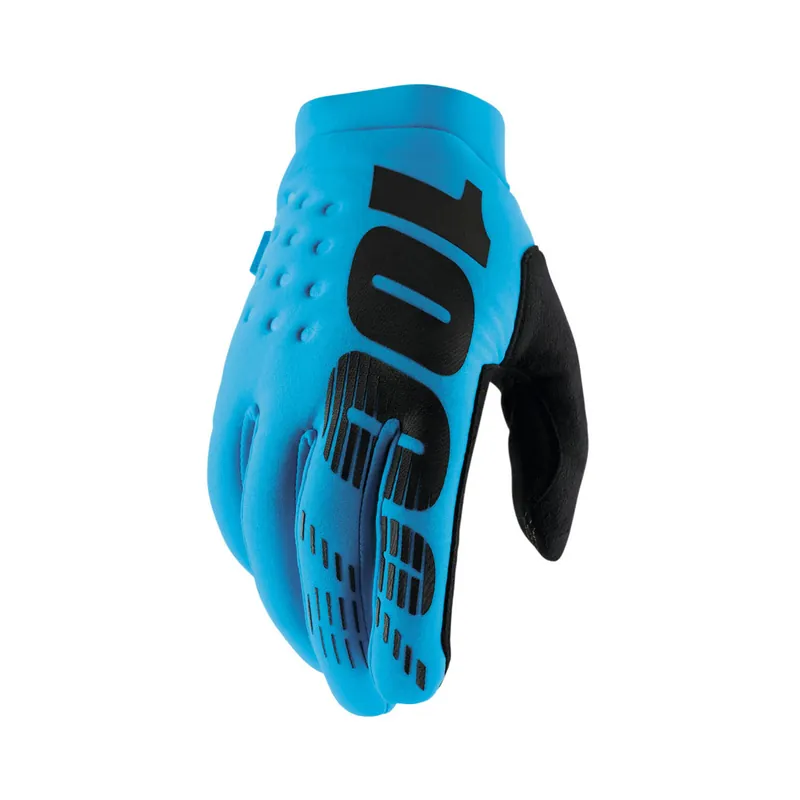 Dernière Chance Gants Cross 100% BRISKER Turquoise