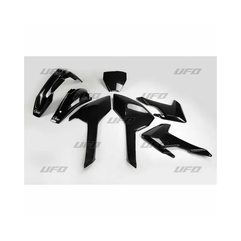Kit plastique UFO noir Husqvarna Haute Qualité