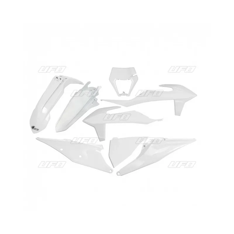 Prix Réduit Kit plastiques UFO blanc KTM EXC/EXC-F