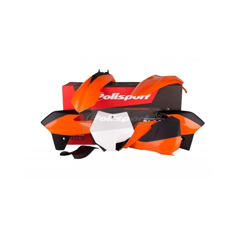 Achat Immédiat Kit plastique POLISPORT couleur origine (13-14) KTM SX85