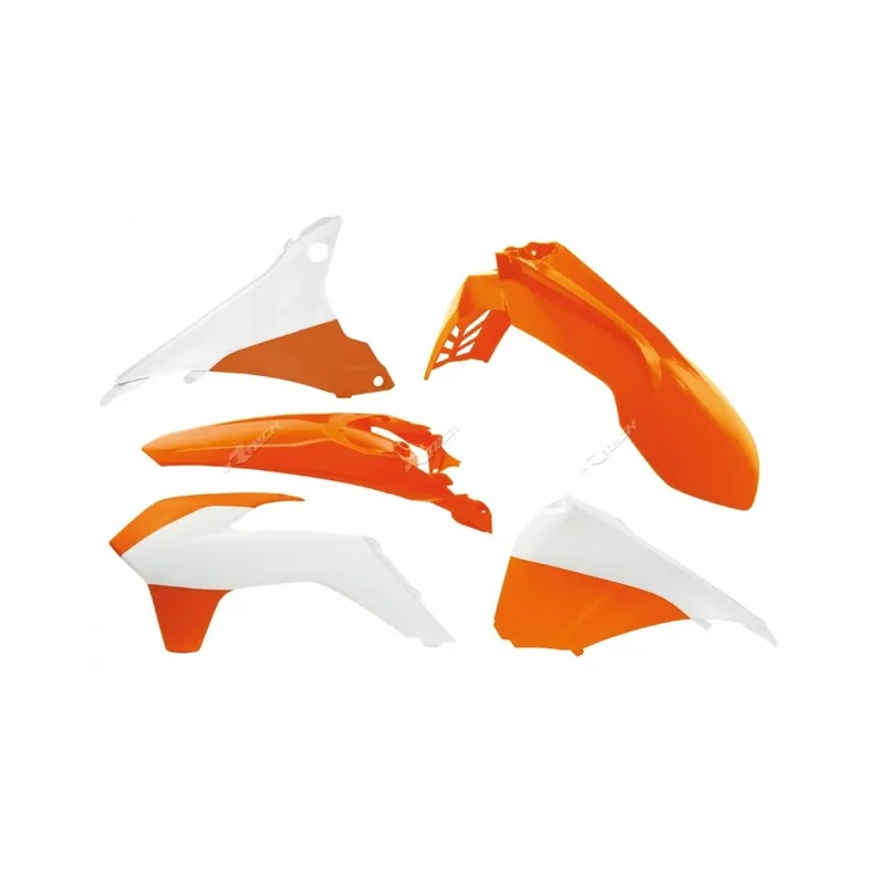 Achat Immédiat Kit plastique RACETECH couleur origine (15-16) orange/blanc KTM