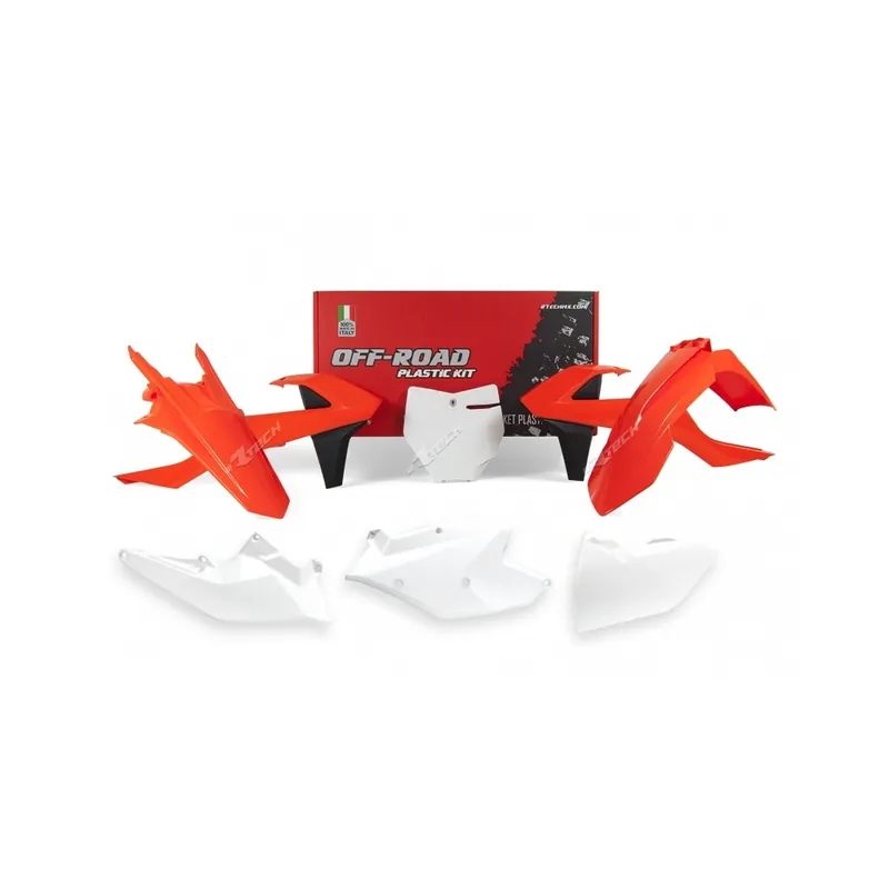 Kit plastique RACETECH couleur origine (2018) rouge/blanc KTM Must-Have