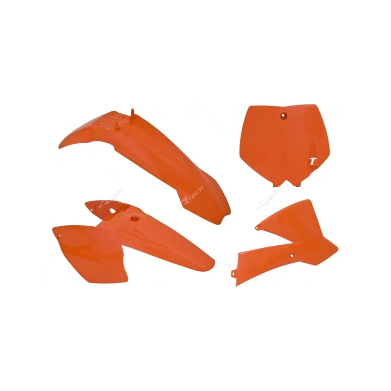 Kit plastique RACETECH couleur origine orange KTM SX65 Dernier Modèle