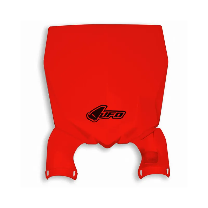 Plaque numéro frontale UFO Stadium rouge Honda CRF450R/RX Retour Gratuit