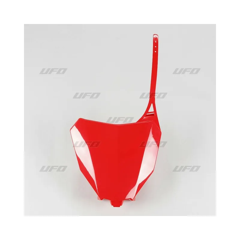 Plaque numéro frontale UFO rouge Honda CRF450R/RX Vente Directe
