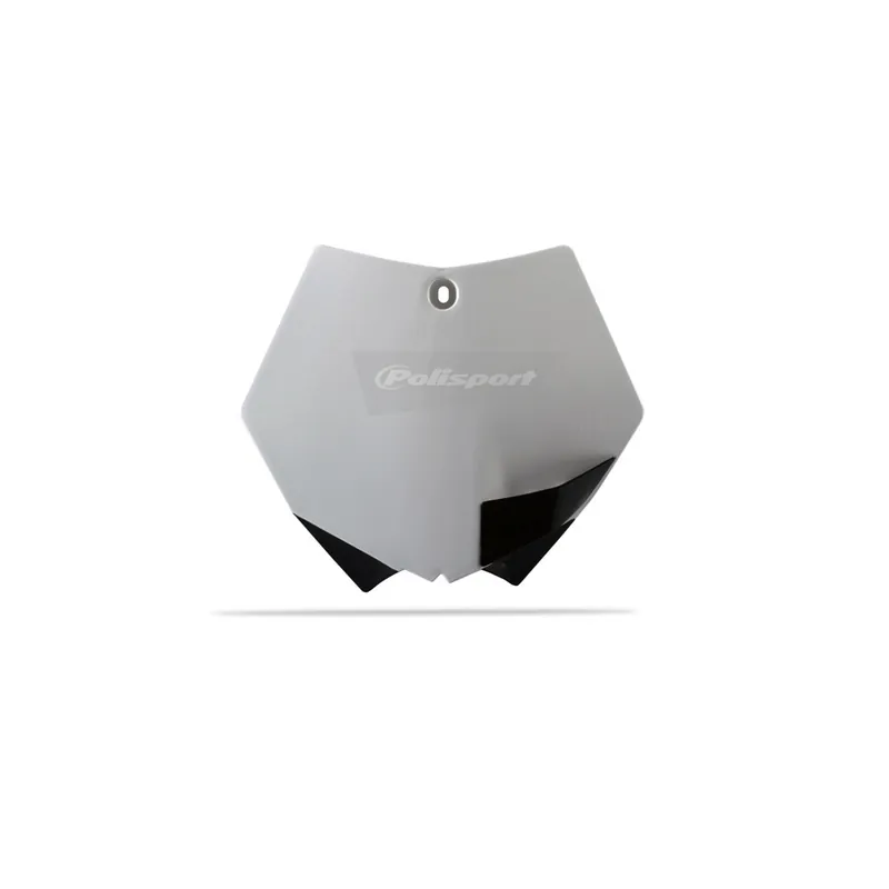 Haute Qualité Plaque numéro frontale POLISPORT blanc KTM