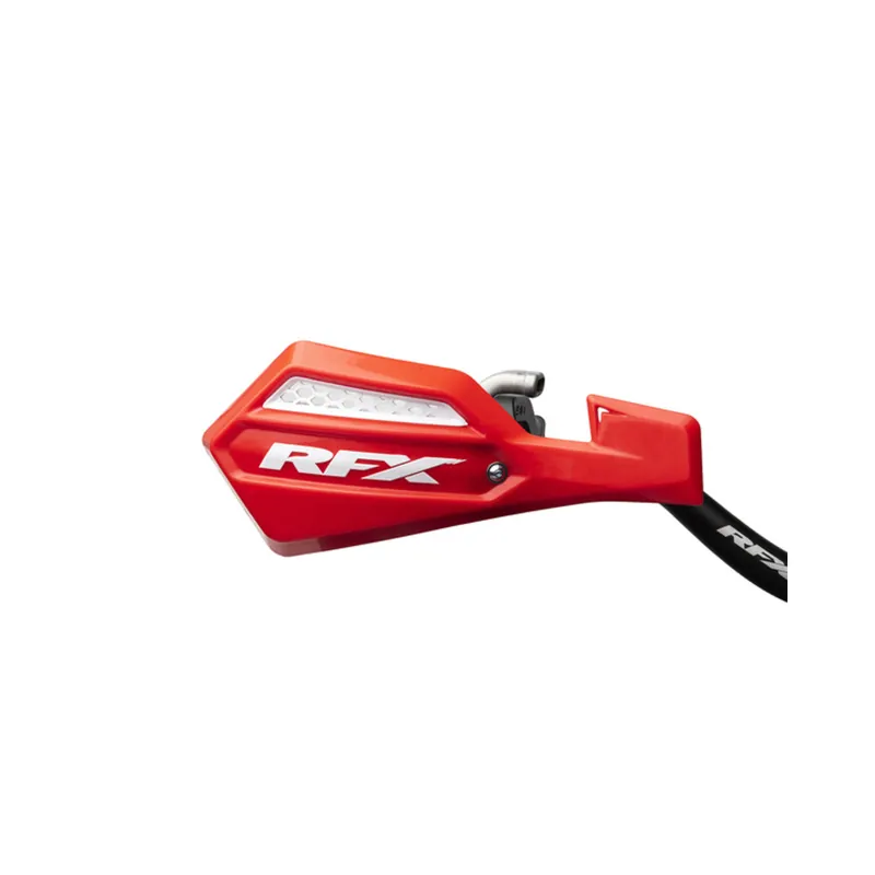 Bon Marché Protège-mains RFX série 1 (Rouge/Blanc) avec kit de montage