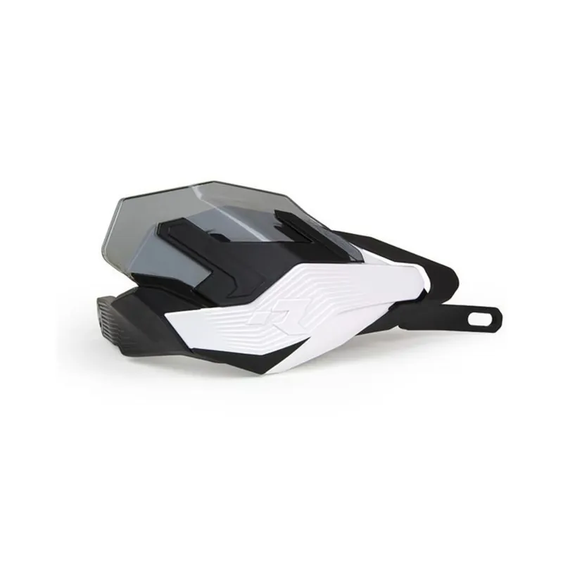 Protèges-mains RACETECH HP3 Adventure blanc/noir Haute Qualité