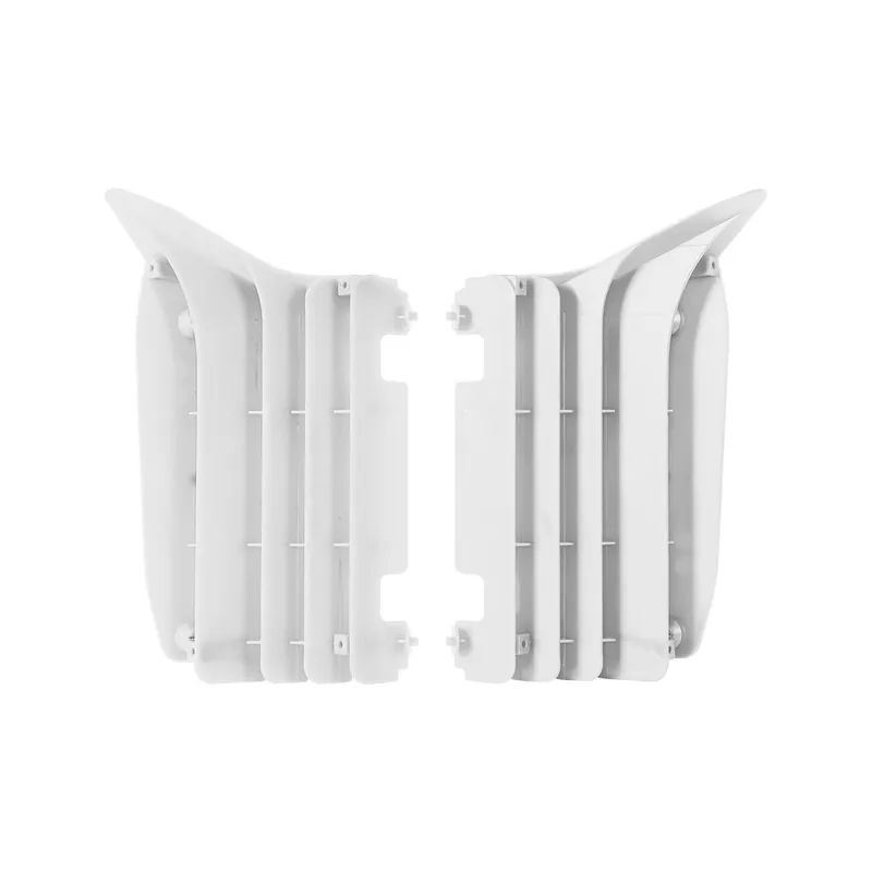 Cache radiateur POLISPORT blanc Yamaha YZ125/250 Retour Gratuit