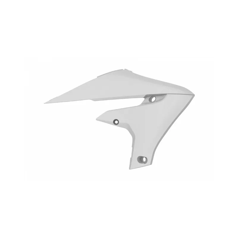 Ouïes de radiateur POLISPORT blanc Yamaha YZ450F Expédition Rapide