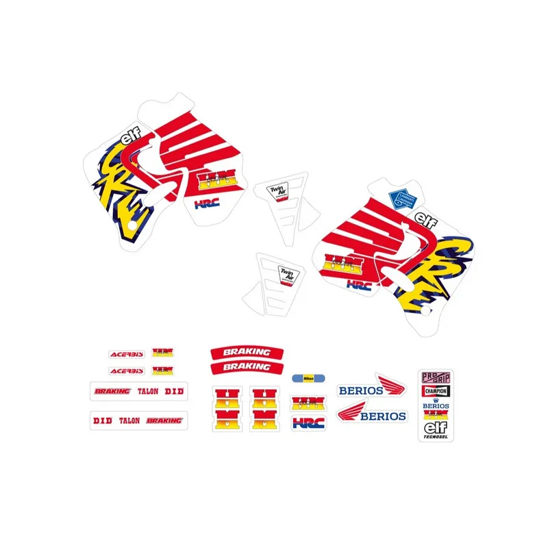 Kit déco BLACKBIRD Replica Team Honda Enduro 1995 Prix Bas