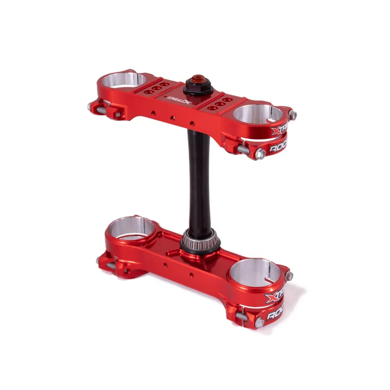 Prix Réduit Té de fourche XTRIG ROCS Pro Offset 20-22 mm - rouge Gas Gas