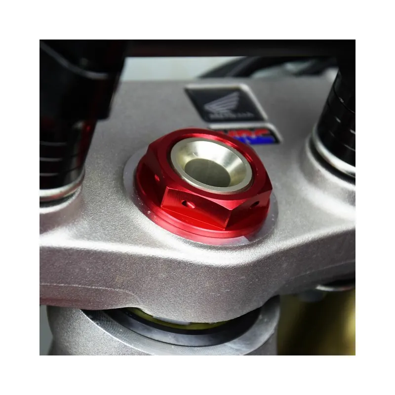 Ecrou de colonne de direction SCAR rouge Honda CRF250/450R Nouveauté