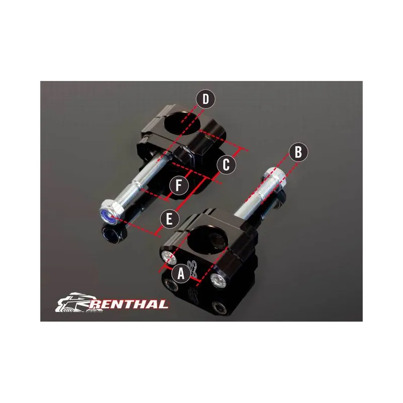 Populaire Pontets de guidon RENTHAL Ø28,6mm Fatbar/Twinwall Yamaha