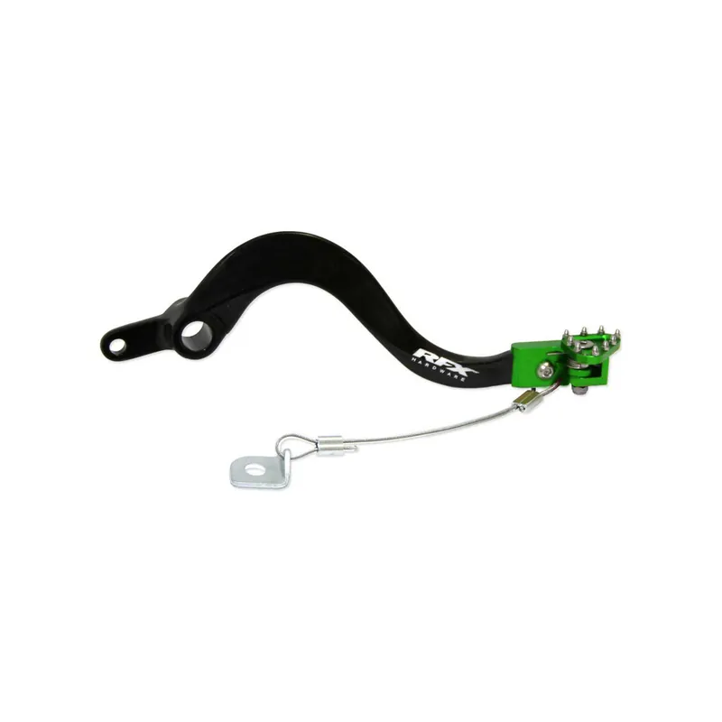Acheter Direct Pédale de frein arrière RFX Pro FT (Noir/Vert) – Kawasaki KXF250/450