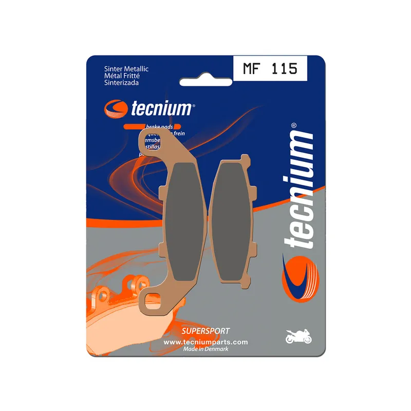 Dernier Modèle Plaquettes de frein TECNIUM Performance métal fritté - MF115