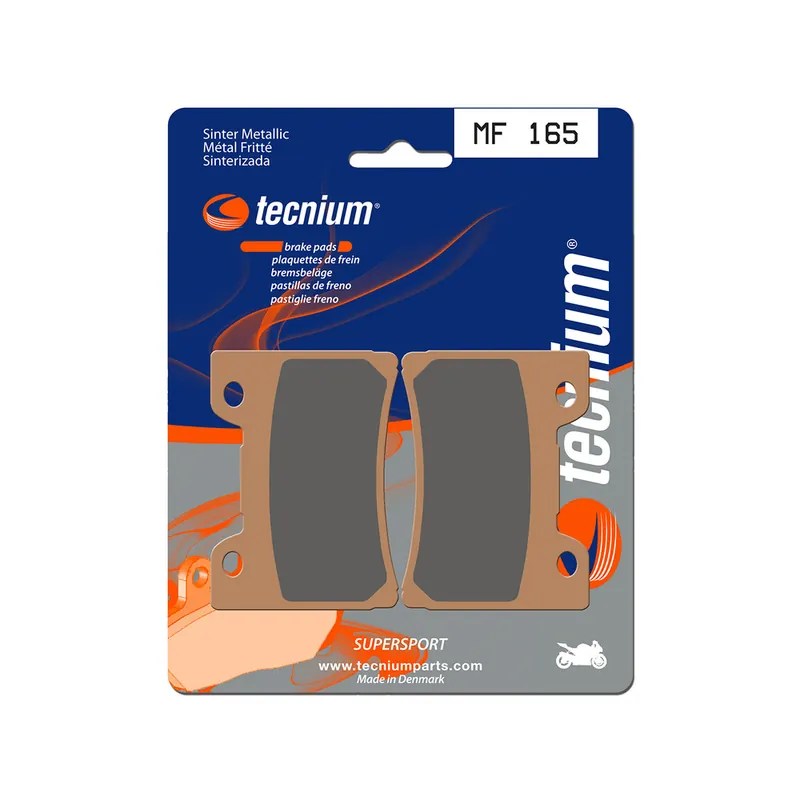 Plaquettes de frein TECNIUM Performance métal fritté - MF165 Offre Spéciale